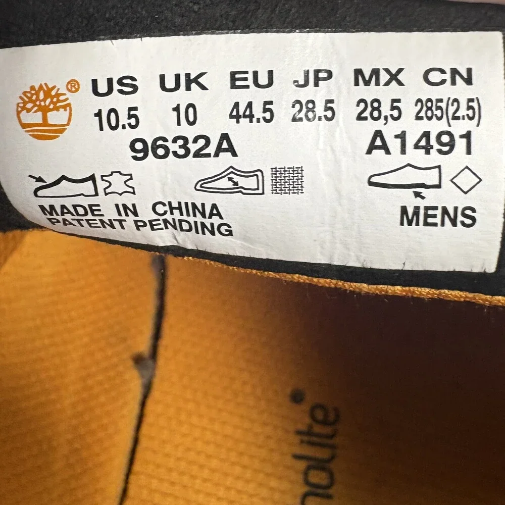 Timberland Redwood Falls Waterproof Leather Brown Mens Size 10.5 9632A Shoes